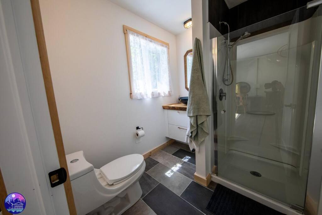 Chalet Deschamps- Spa- Chien Accepte- Nature- Estrie Mansonville エクステリア 写真